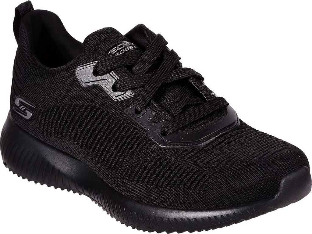 Skechers Damen Schnürschuhe Sportlich Gummisohle schwarz
