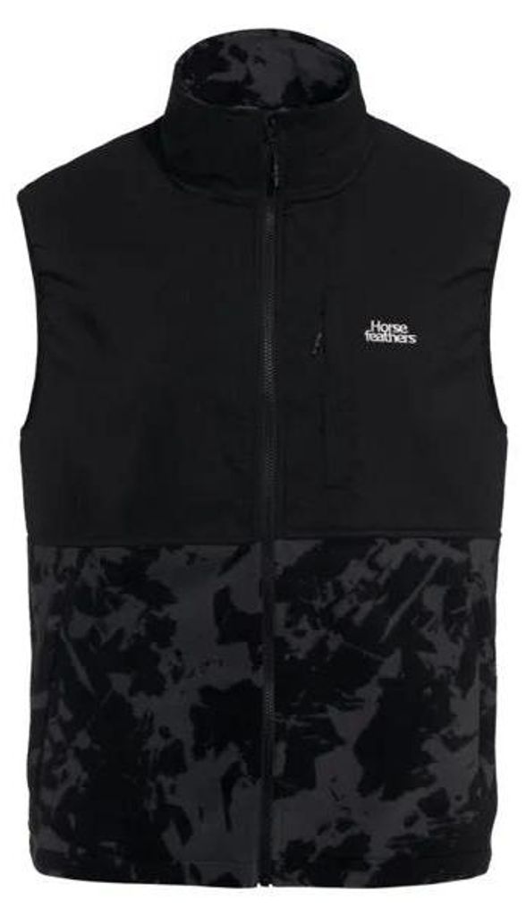 Horsefeathers Duval Fleece Weste (asphalt)