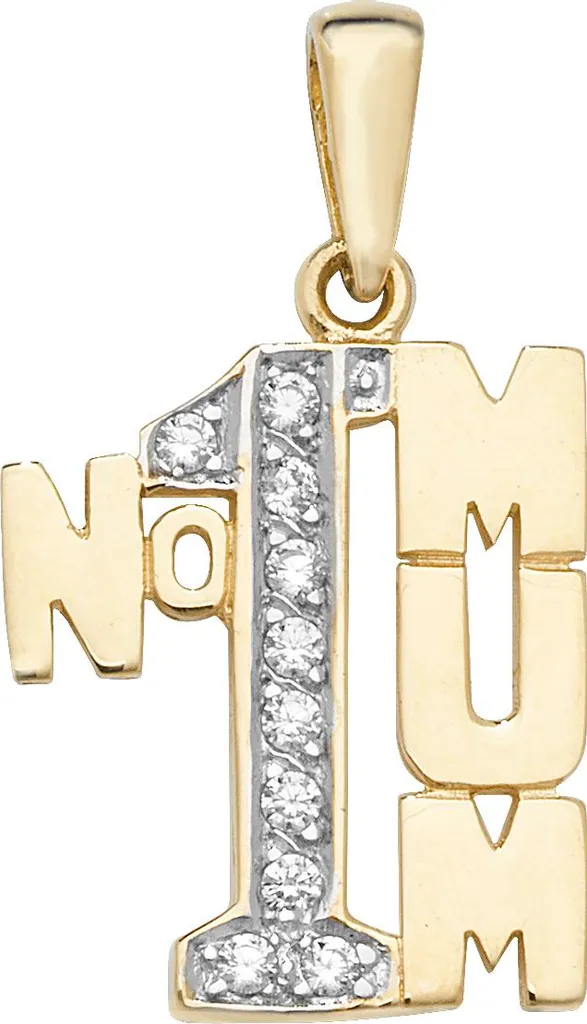 Pendentif Or 375/1000 Inaltérable et Zirconium - Bijou Femme sans Nickel