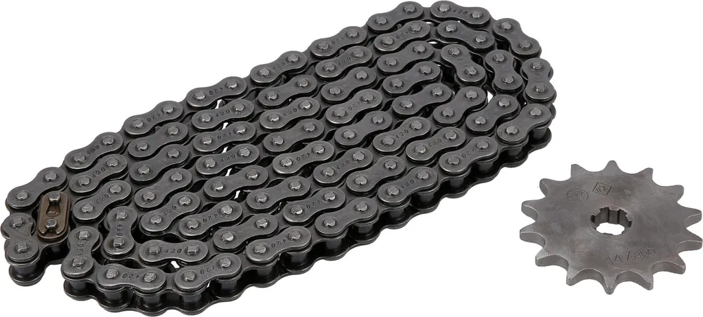 Kit de transmission chaîne pour Simson KR51/1 Schwalbe - Pack complet - 2