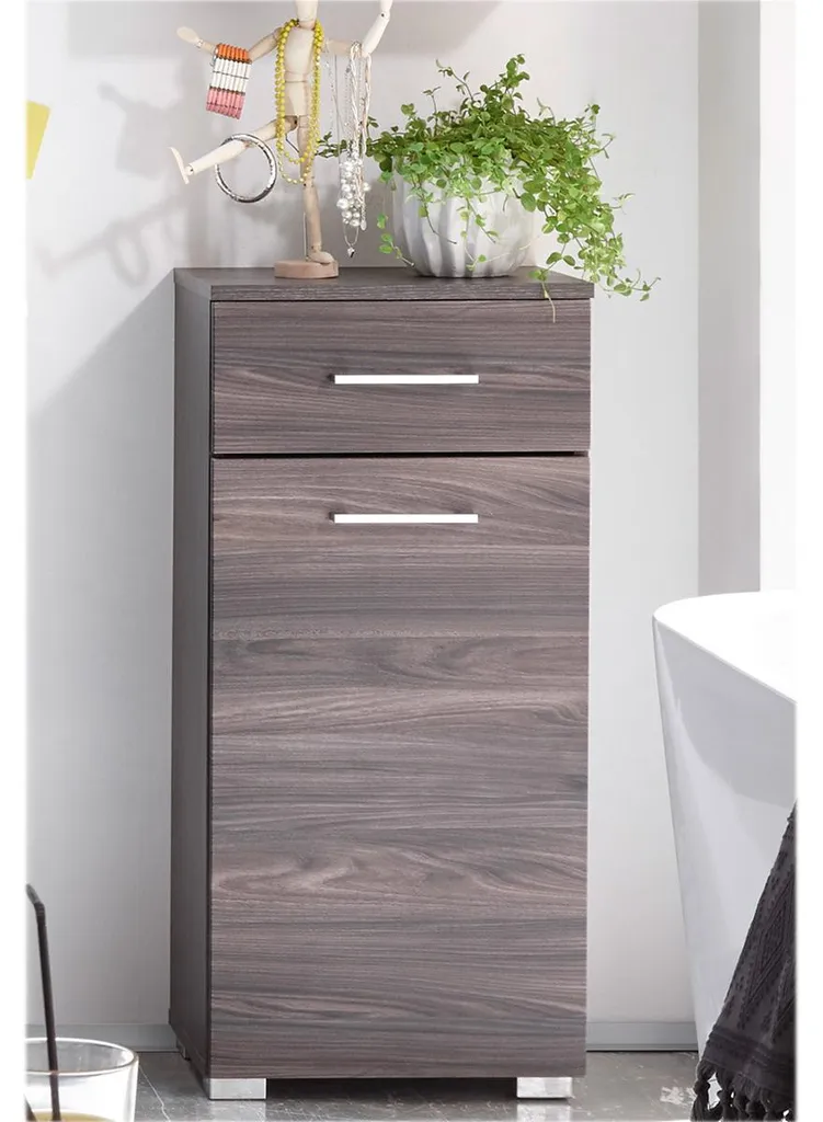 Petit meuble de rangement colonne basse Sofie pour salle de bain
