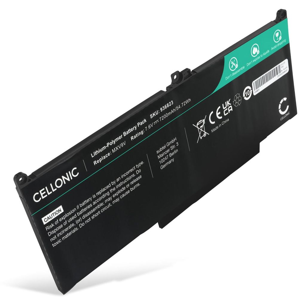 CELLONIC 1x Akku für Notebook Kompatibel mit Dell Latitude Produktbild 