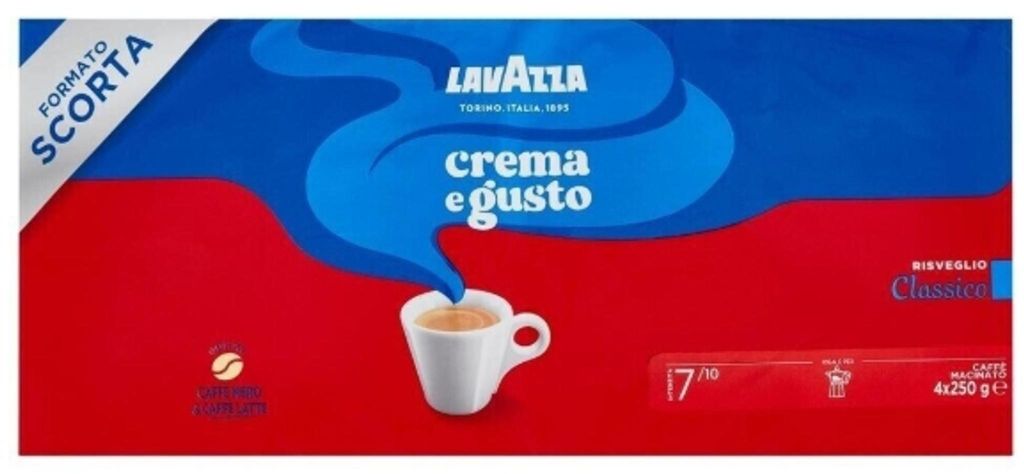 Café Lavazza Crema e Gusto, 3 paquets de 250 g Image du produit 