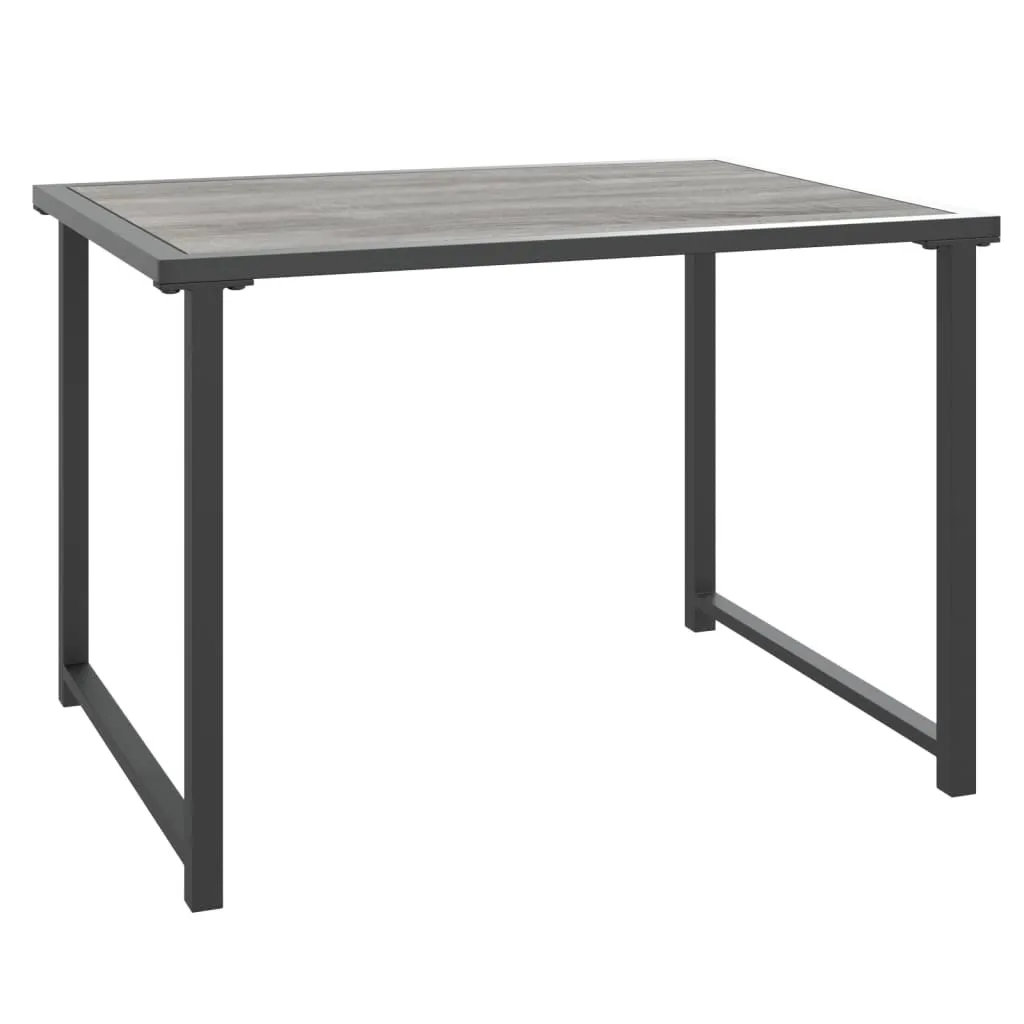 Tavolino da Esterno in Acciaio Antracite 55x40 - Design Modulare