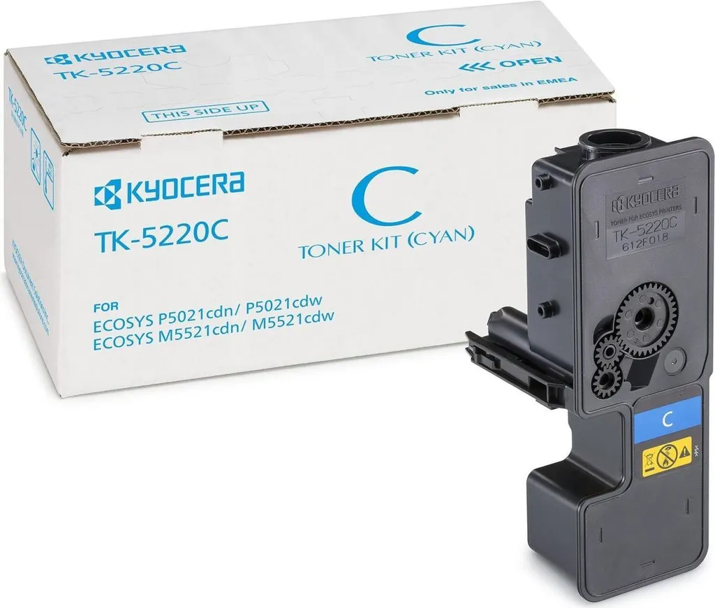 Recharge Toner Cyan TK-5220C pour des impressions couleur nettes et pro