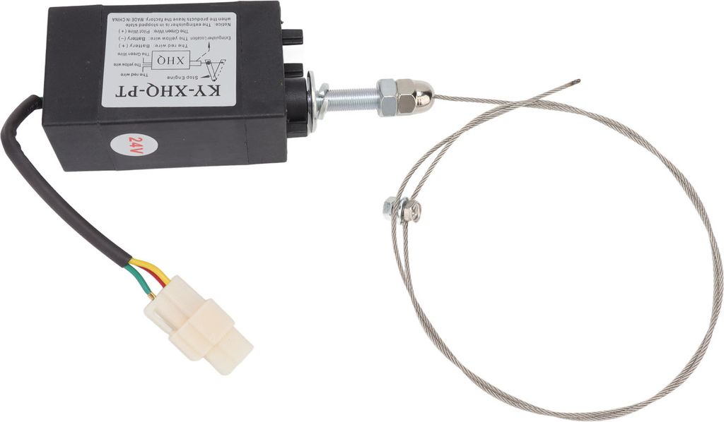 24-V-Motor-Flammenabschaltvorrichtung, ABS-Edelstahl-Generator-Flammenabschalt-Magnetventil für Ersatzteil, Strombetrieb, normalerweise offen