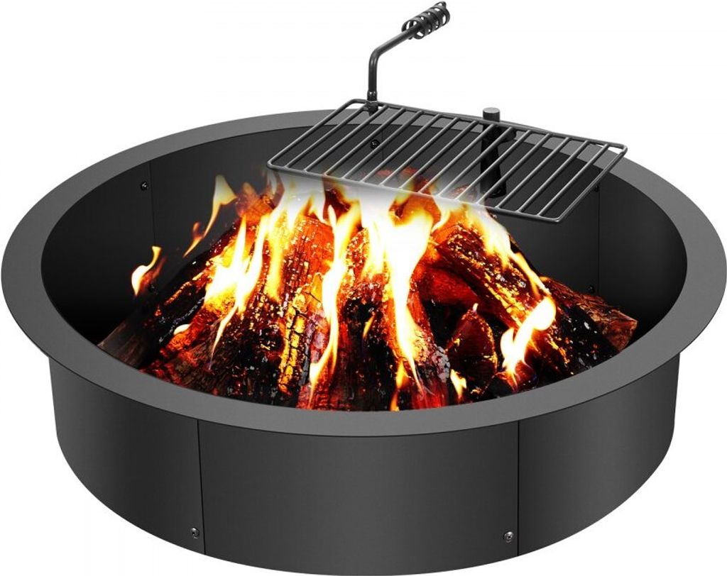 Feuerstelle Feuerring Feuerschale - Lagerfeuer Metall Ø889mm - Garten Terrasse - Outdoor Feuerstellen