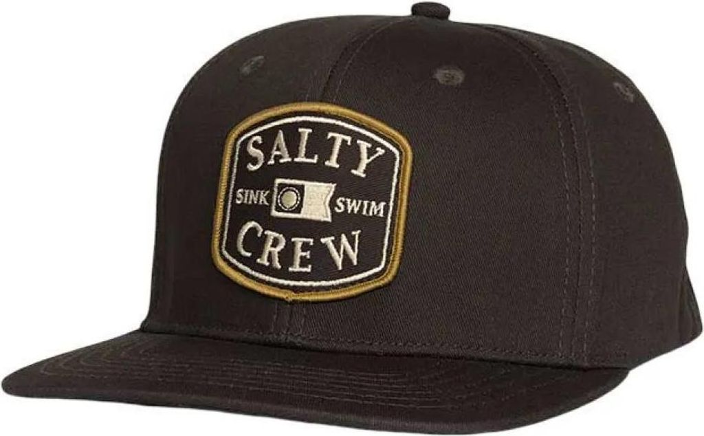 Salty Crew Capitals Snapback Kappe Schwarz Herren,Damen Schwarz One Size