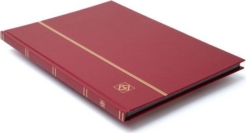Einsteckbuch BASIC, DIN A4, 16 schwarze Seiten, unwattierter Einband, rot