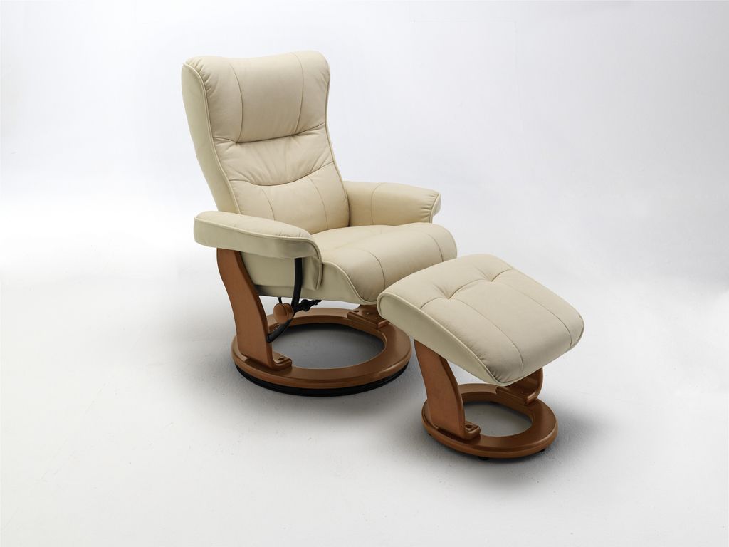 MCA Furniture Relaxsessel Montreal Creme, 82 cmx84 -132 Produktbild 