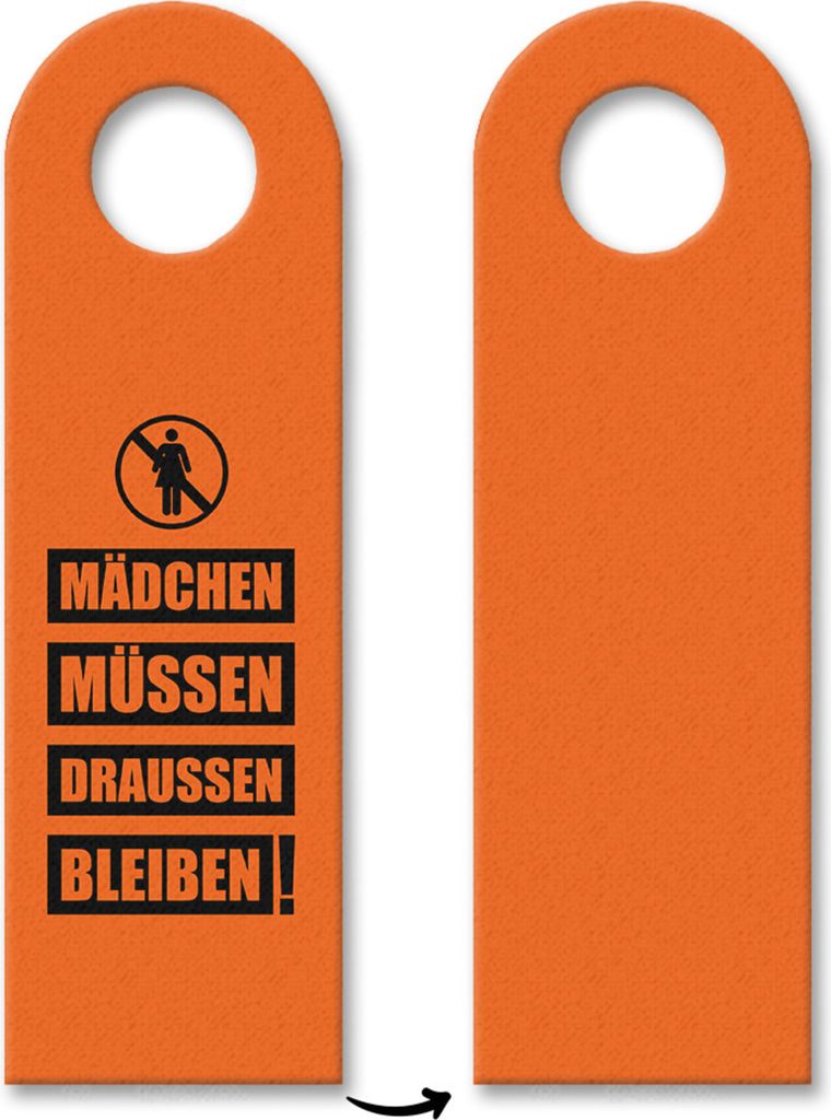 10x Mädchen müssen draussen bleiben Türhänger Türanhänger Türschild
