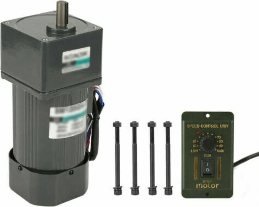 Moteur Électrique à Vitesse Variable 120W avec Motoréducteur 5K