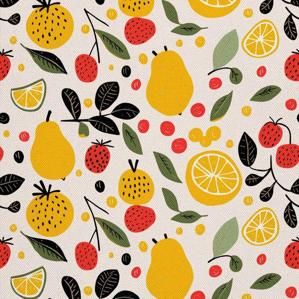 OUTDOOR DEKOSTOFFE OXFORD - Motiv Obst | DX6579