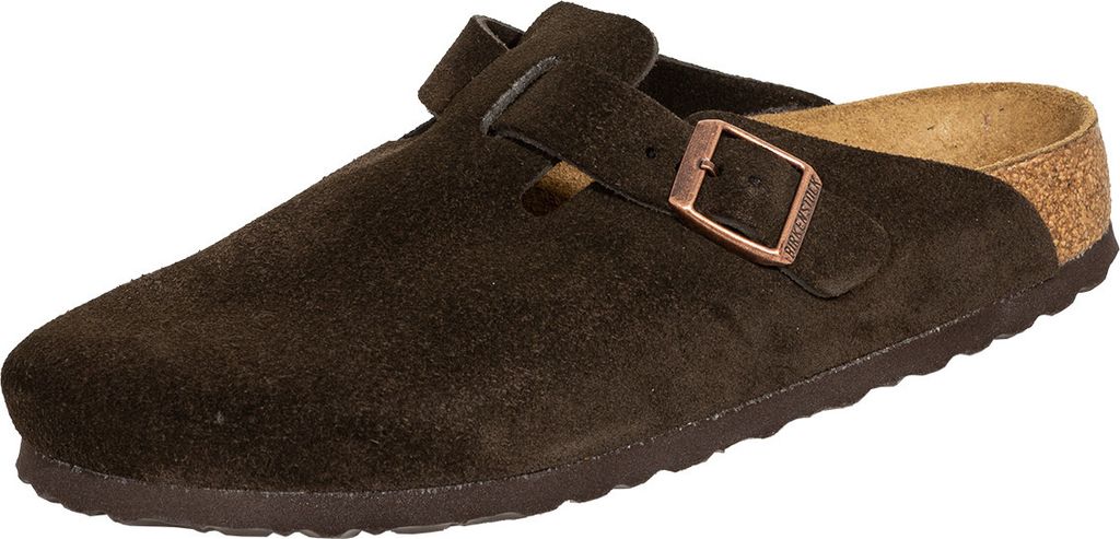 Birkenstock Boston Mocca z miękką wkładką, skóra zamszowa, Zdjęcie produktu 