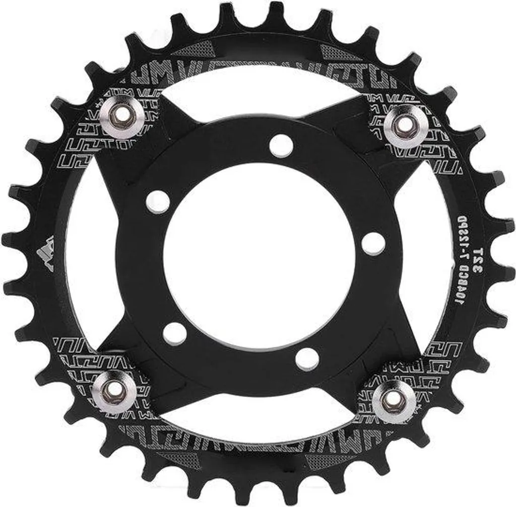 Plateau 32 dents 104BCD robuste en aluminium pour moteur de VAE central