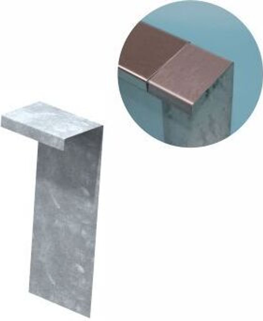 Stoßverbinder für Schneckenzaun | Schneckenblech | Schneckenschutz | Schneckenabwehr, ohne Farbe