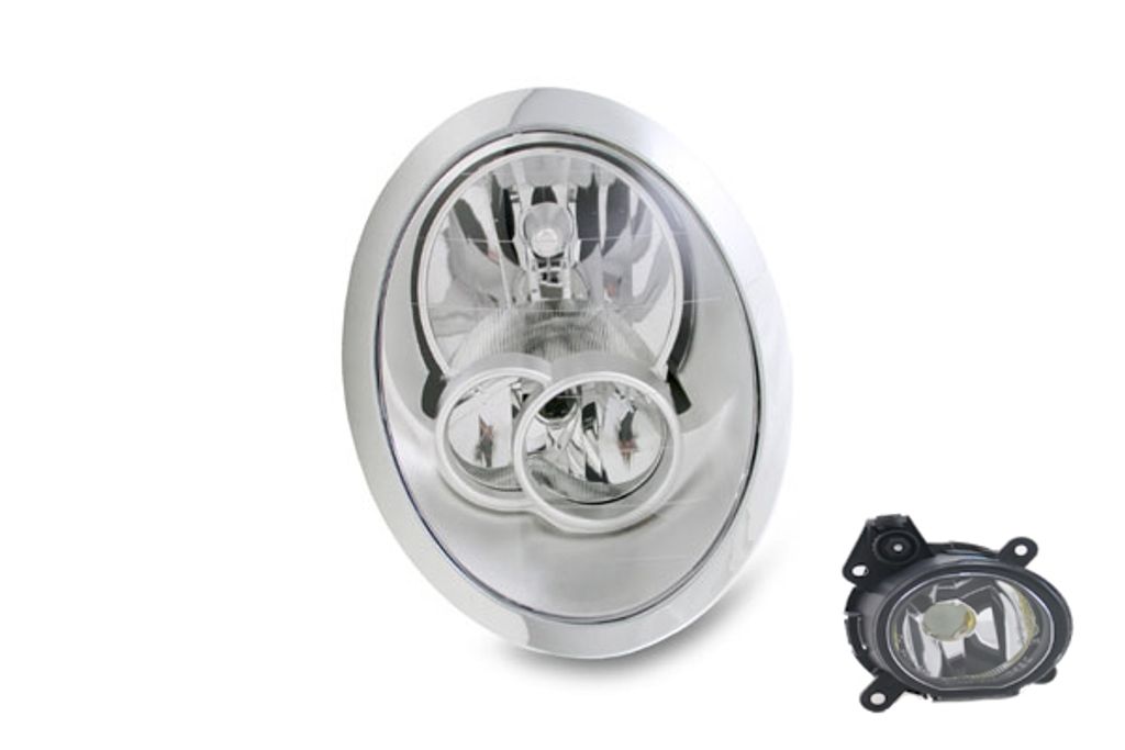 Johns, Scheinwerfer Halogen passend für BMW Mini R50 R52 R53 04 - 06 H7 H7 Re. + Nebel. 63126961346 63126930324 63126930326 63126961348 6312719873...