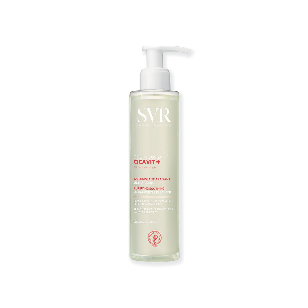 SVR Cicavit+ Schaumgel, Reinigungsgel für gereizte Haut, Produktbild 