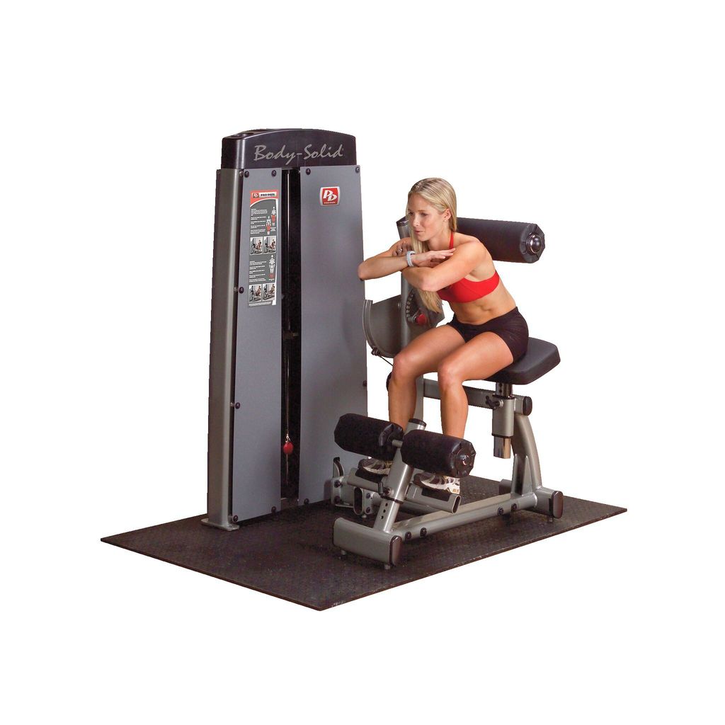 Body-Solid Bauch-/Rücken-Maschine "Pro Dual", Gewichtsblock 95 kg