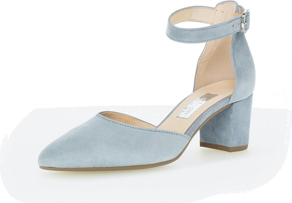 Gabor Riemchenpumps Weiblich 32313934383436 Blau 37 EU