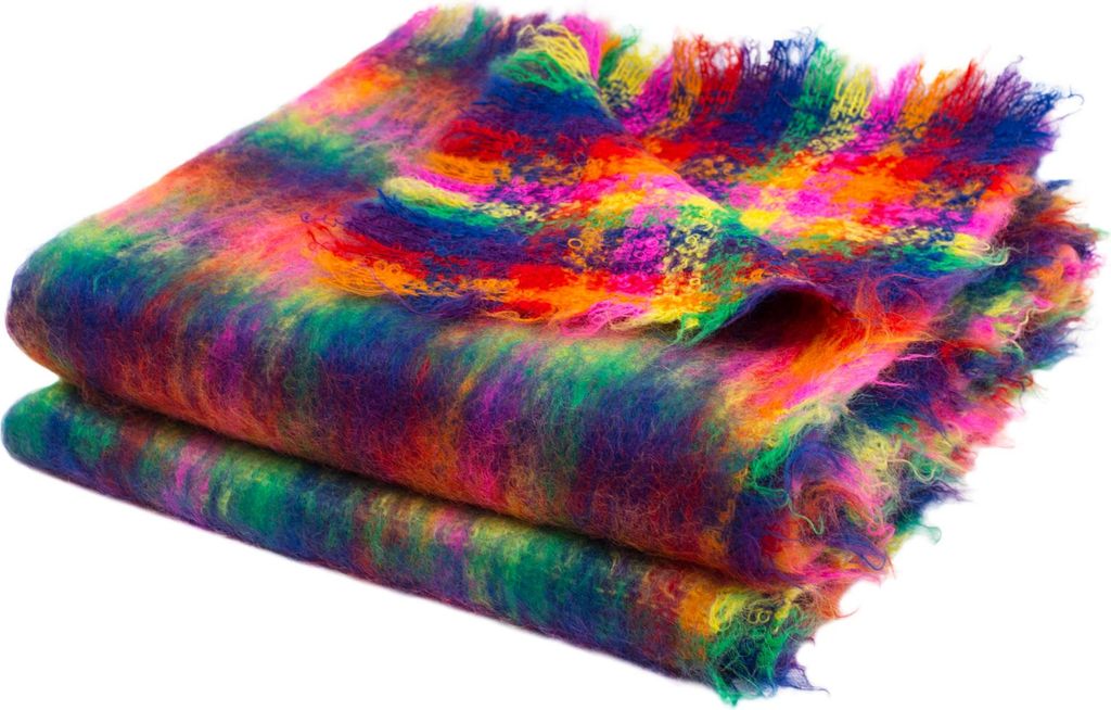 Zoeppritz Basis #331 Raincheck colour mix plaid 990 70% Mohair, 27% Virgin Wool, 3% Polyamid 135x200 513170ZXROS colour mix 135x200 ( Europa) (5131...