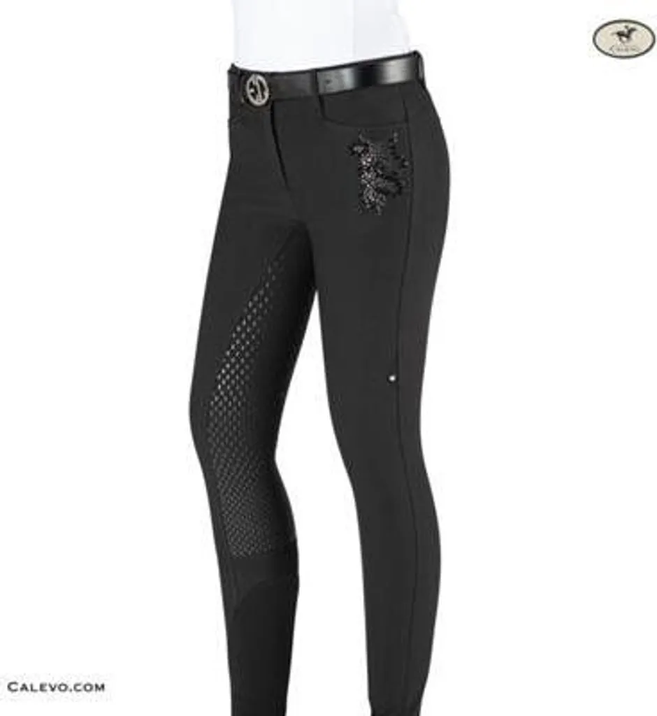 Equiline Gemmag FS/21 pantalon équitation grip intégral strass noir 40