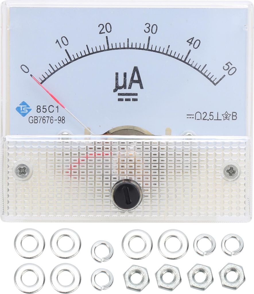 85C1 DC0-50UA Zeiger-DC-Amperemeter-Kopf-Amperemeter Leitungsstromkreis-Messgerät