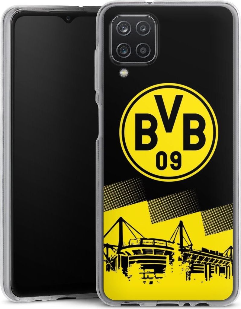 DeinDesign Handyhülle für Samsung Galaxy A12 Silikon Hülle Case Smartphone Schutzhülle BVB Borussia Dortmund Stadion