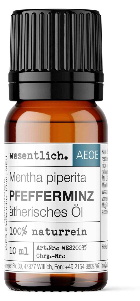 Pfefferminz (10ml) - naturreines, ätherisches Öl von wesentlich