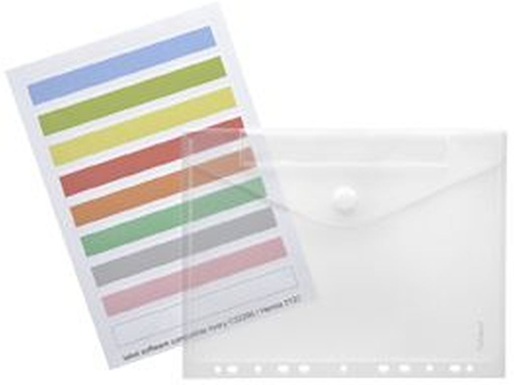 Dokumentenmappe A4 quer PP mit Index /Lochung Produktbild 