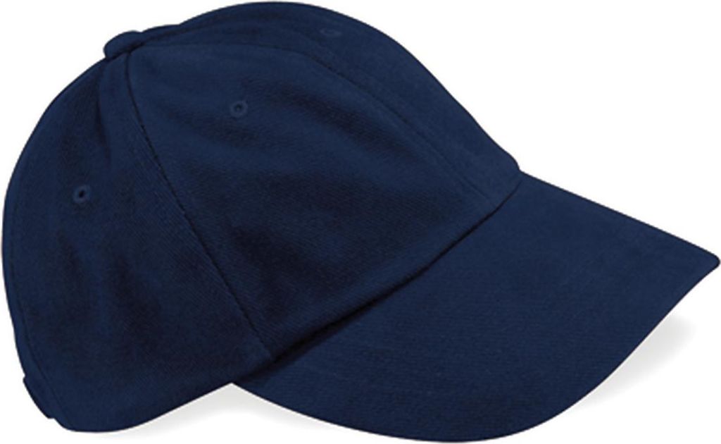 Beechfield B57 | Low Profile Heavy Brushed Baumwolle Cap / Kappe / Mütze / Hut - Farbe: French Navy - Größe: One Size