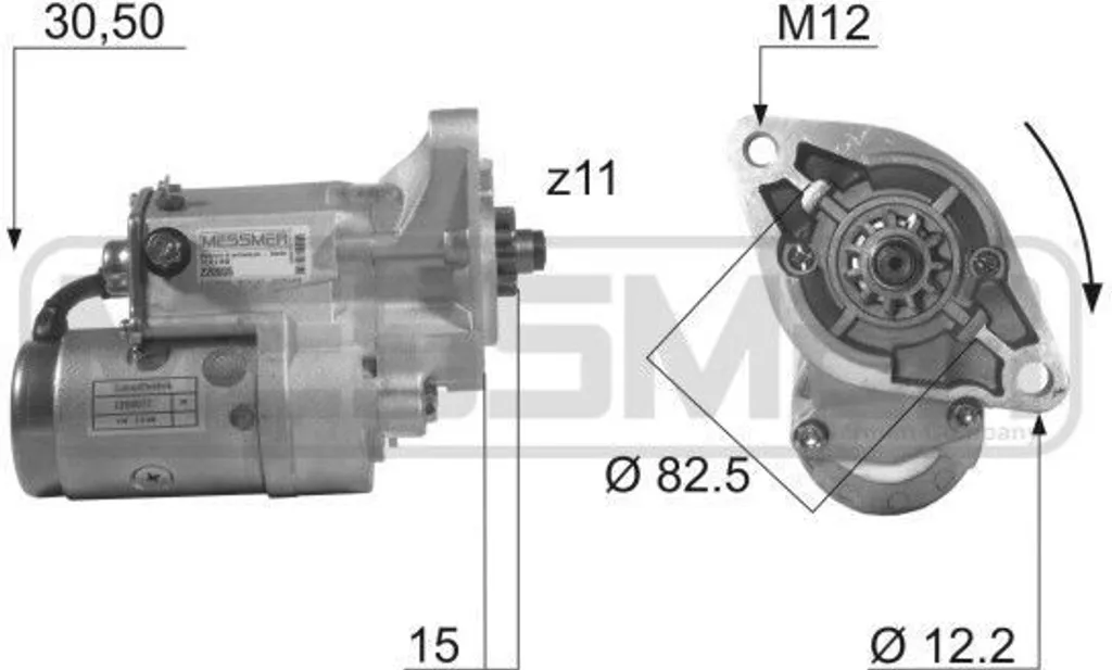 Démarreur de Remplacement pour Toyota Hilux 4x4 - Fiabilité ERA 220005A