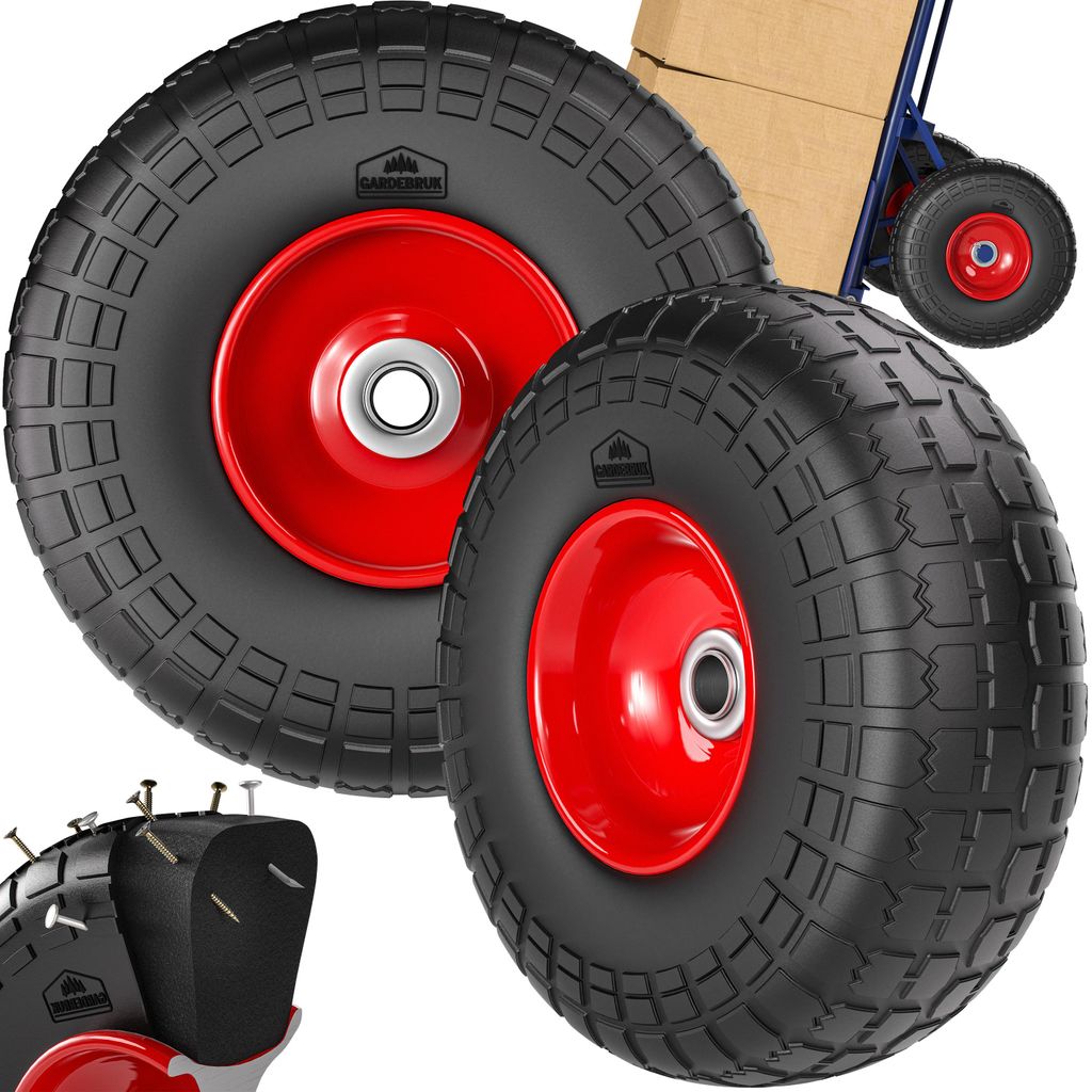 GARDEBRUK® 2x Roue de diable increvable pneus Image du produit 