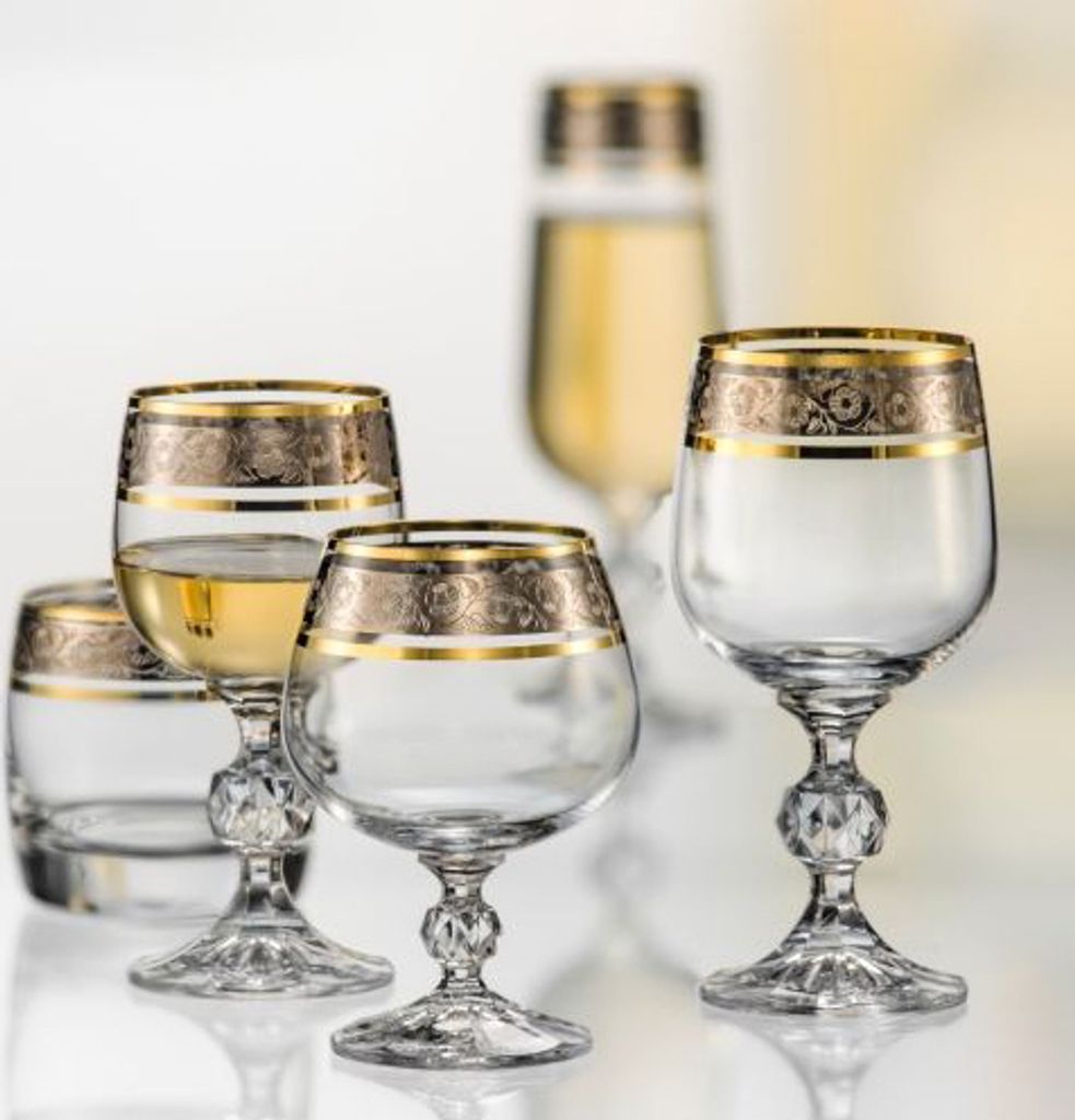 Bohemia Weißweingläser Claudia Exclusive Kristallglas Produktbild 2