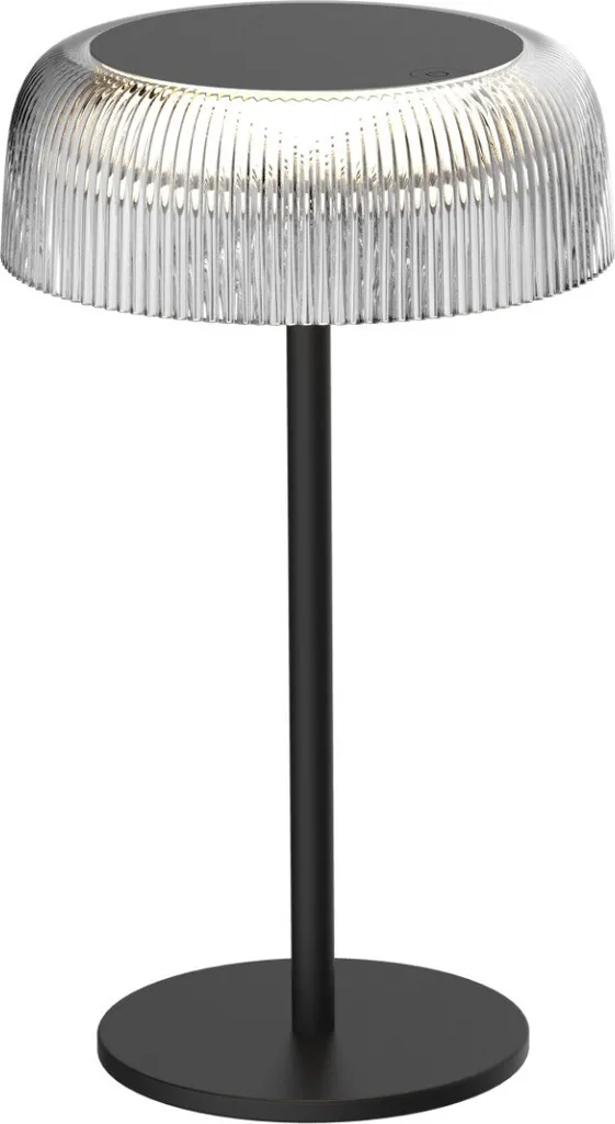 Éclairage de table sans fil TRYPOLIS : fini les câbles avec cette LED noir