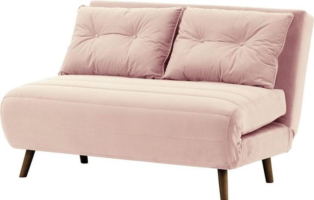 Ausklappbaresofa Flic 120 cm-Velluto 14-dark oak