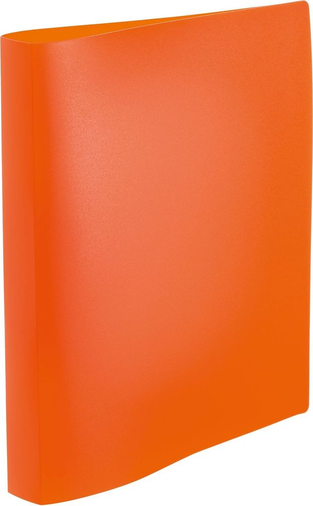 Ringbuch A4 PP 2 Ringe 25mm Neon orange Packung mit 3 Stück