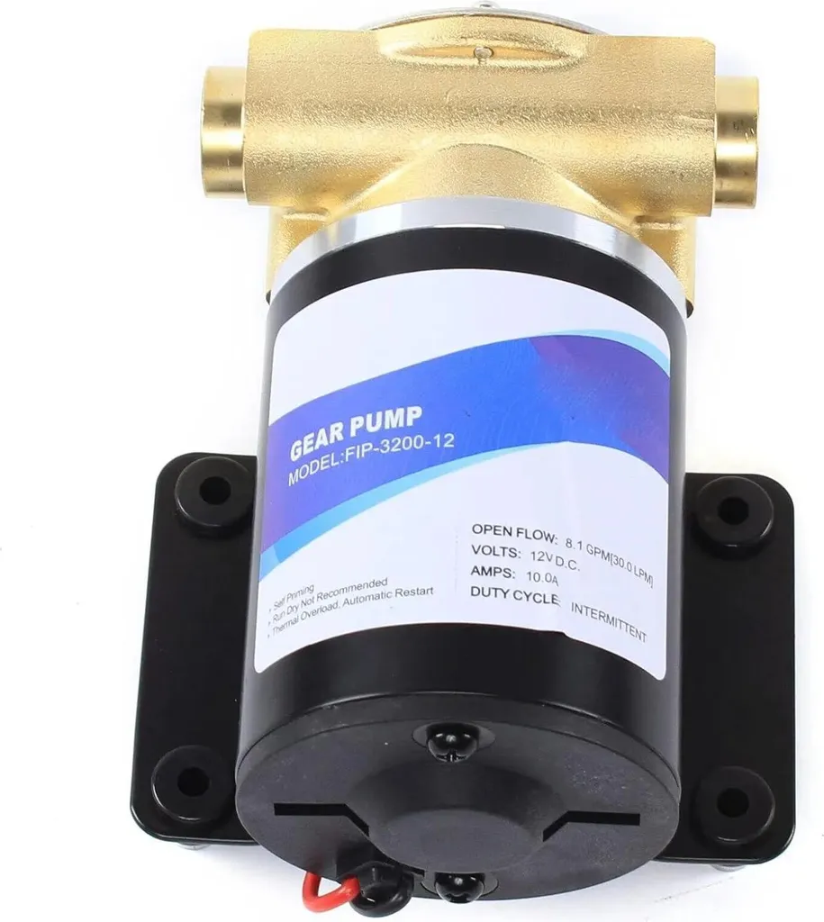 Évacuez l'eau de cale rapidement avec cette pompe 12V pour yachts et bateaux