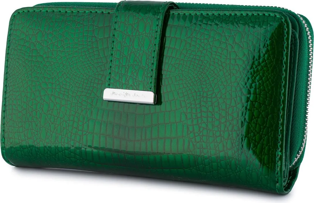 Protégez vos cartes avec ce portefeuille cuir vert femme sécurisé RFID