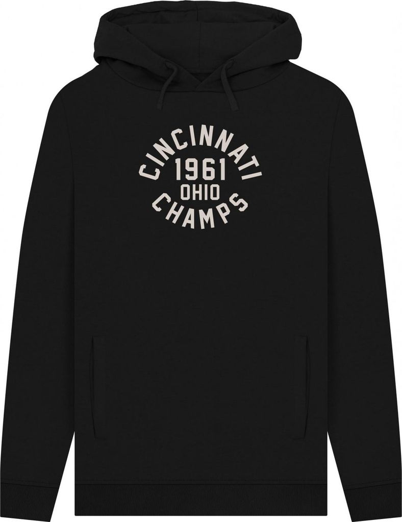 Park Fields - "Cincinnati Champs" Kapuzenpullover für Herren/Damen Uni PN1666 (XL) (Schwarz)
