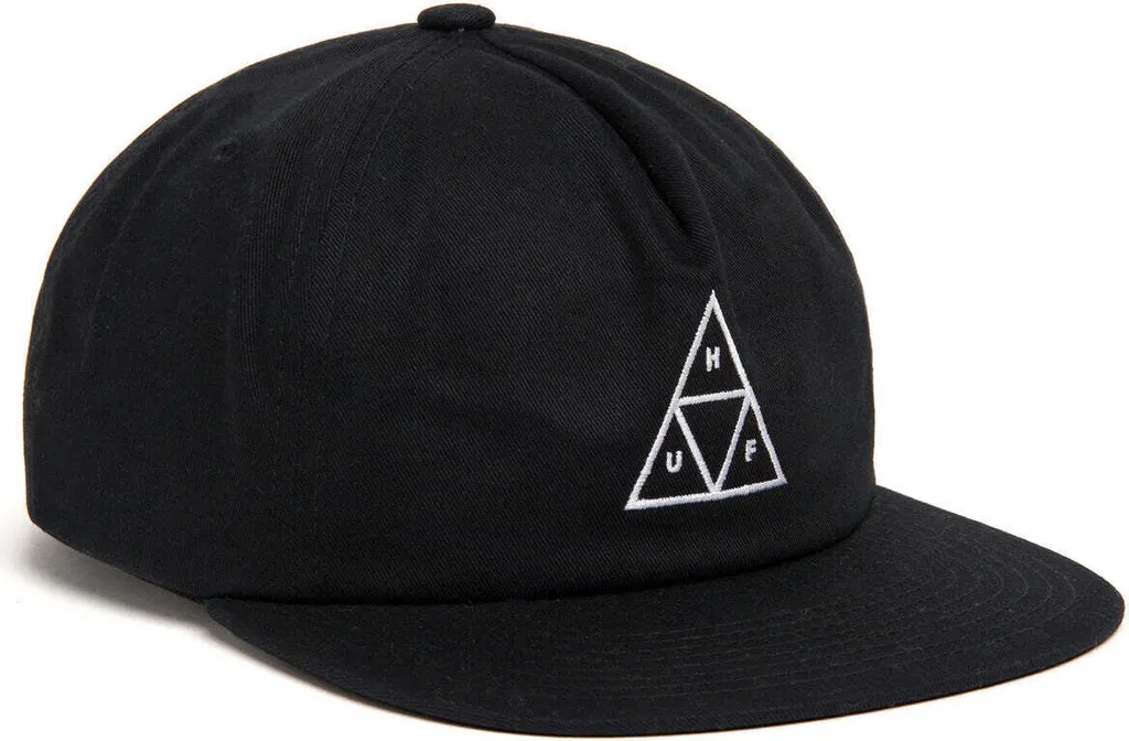 Casquette HUF Noire Ajustable : Finis les Problèmes de Taille et de Confort