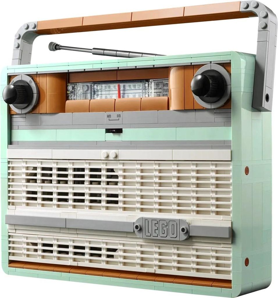 LEGO Icons Retro-Kofferradio, Musik-Bauset für erwachsene Produktbild 