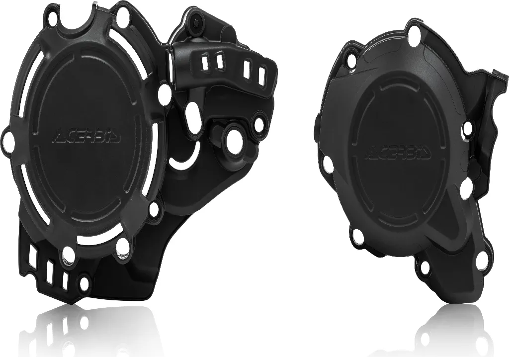 Protections de Carter d'Embrayage et Allumage Noires pour Moto GAS GAS EC