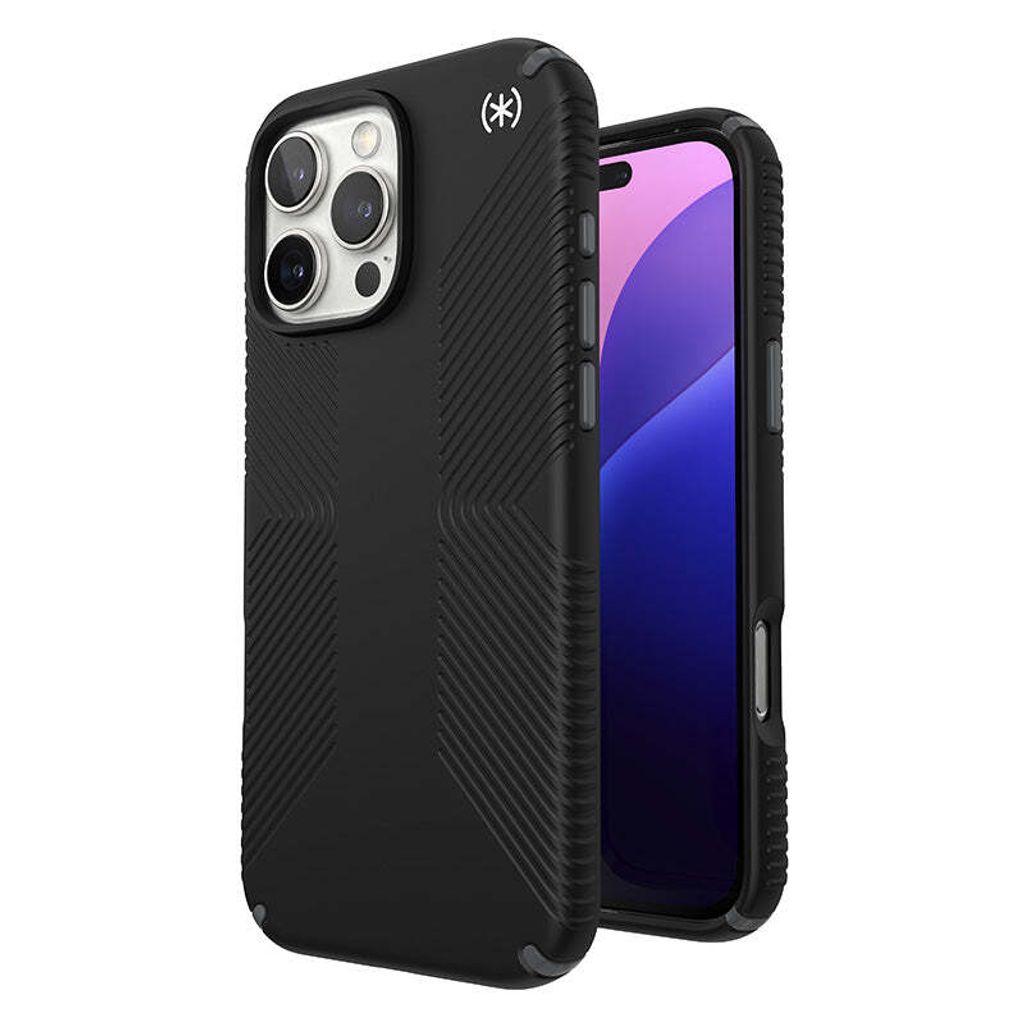 Speck Hülle für iPhone 16 Pro Max Black Grip 150776-3205