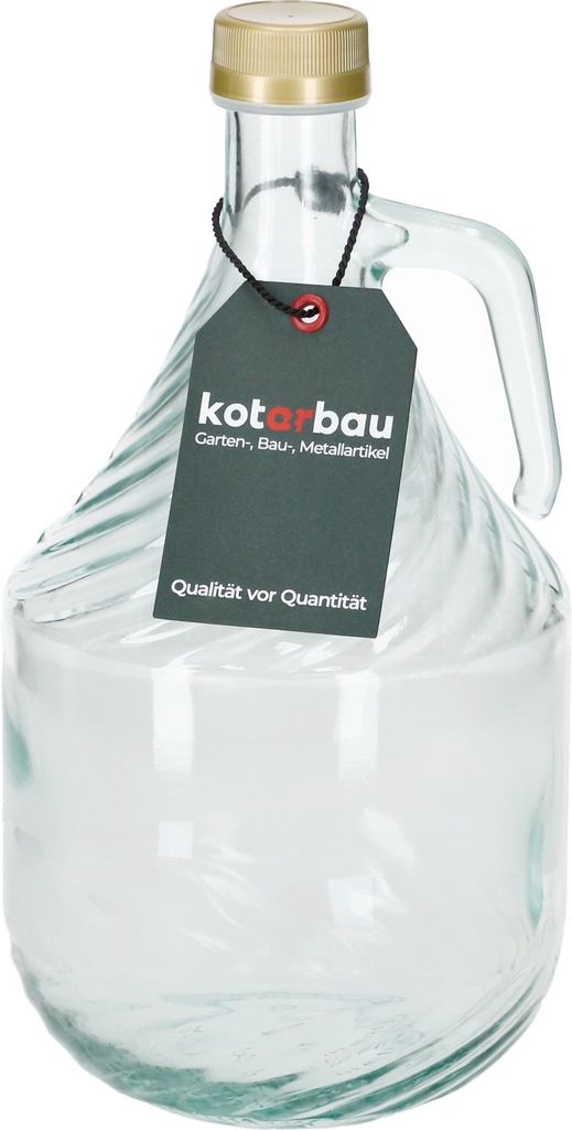 KOTARBAU® Decoratieve fles met kurk en handvat glazen karaf Productafbeelding 