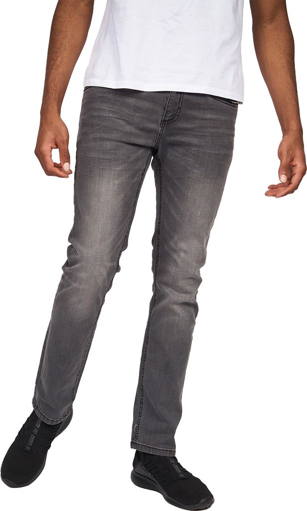 Crosshatch - "Svelte" Jeans für Herren BG355 (36L) (Graue Wäsche)