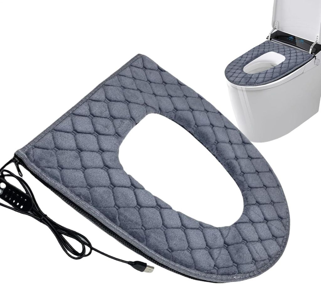 Vyhřívané sedátko na toaletu s USB portem, 5 stupňů Obrázek produktu 