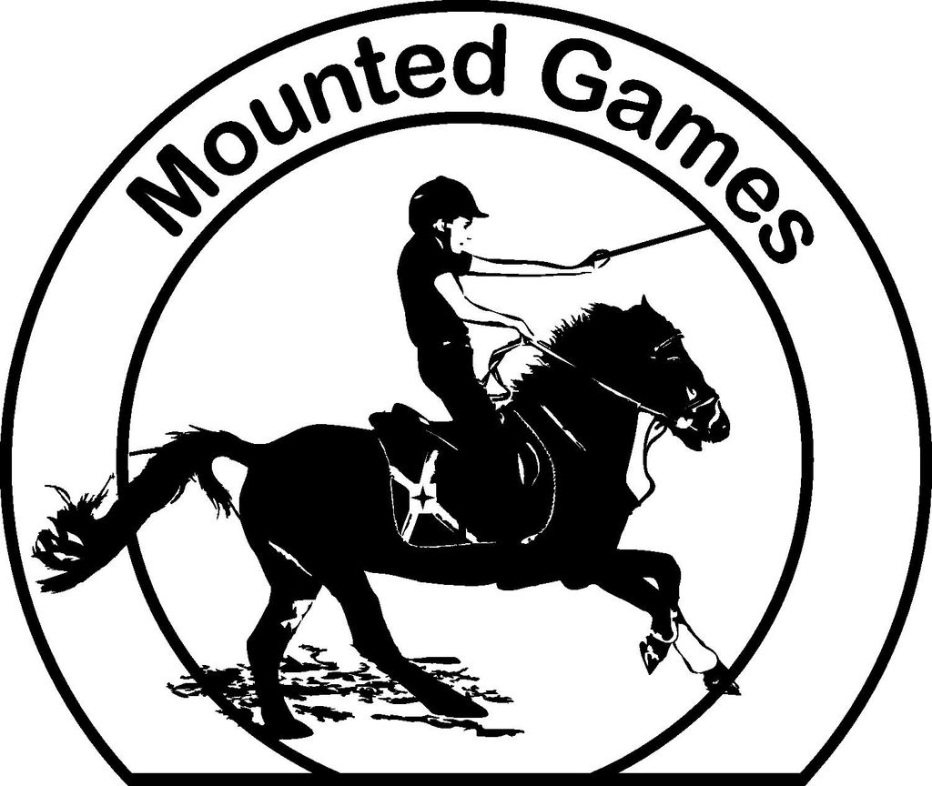 Mounted Games, Pony Spiele, Pferde Spiele, Aufkleber für Anhänger und Autos