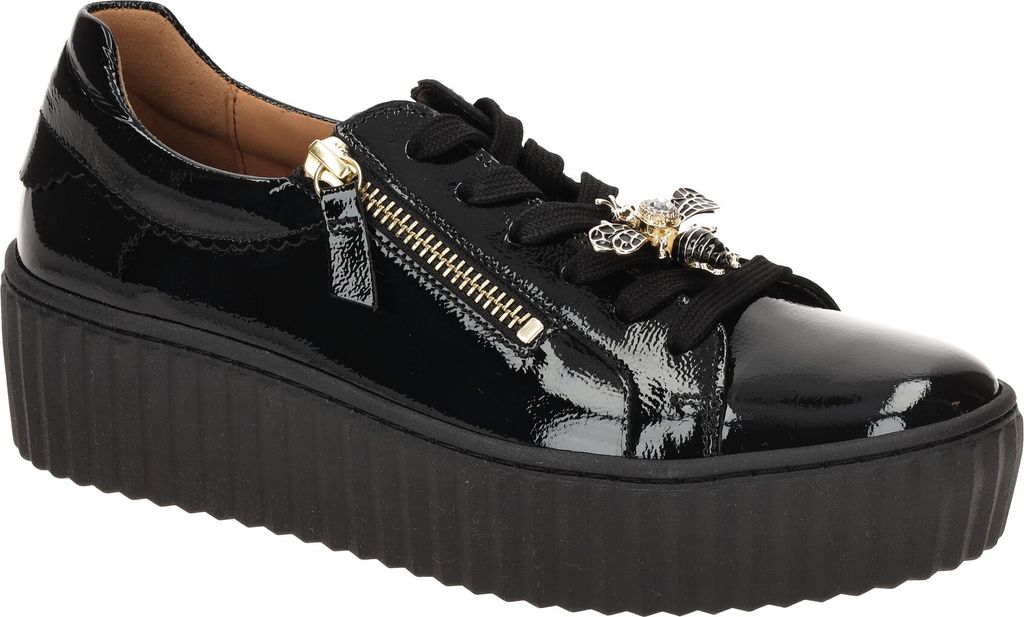 Gabor Plateau Schnürschuhe Damen 32303938393039 Schwarz 41 EU