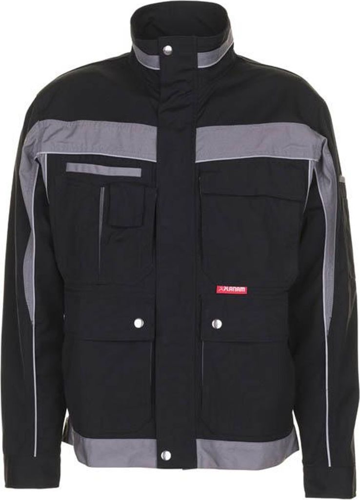 Größe 28 Herren Planam Plaline Bundjacke schwarz zink Modell 2500